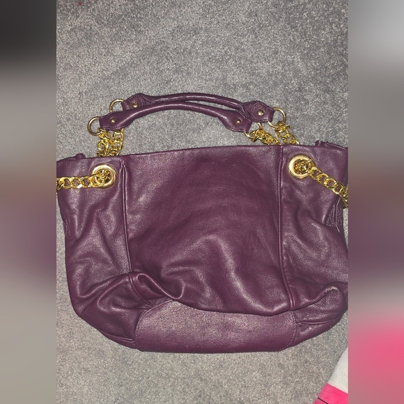 🍂🍁Y2K VNTG JUICY COUTURE LEATHER TOTE BAG - Picture 7 of 8